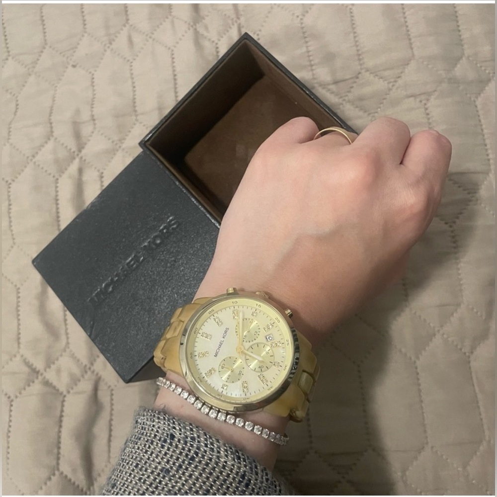 Michael Kors Acetate Bracelet Watch